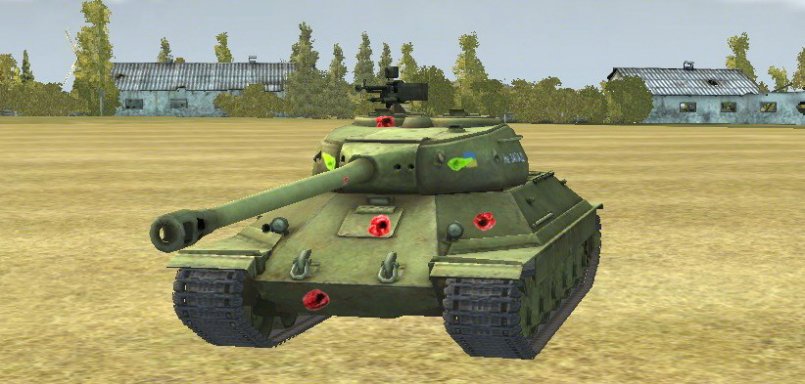 Цветные пробития танков для World of Tanks 0.9.6
