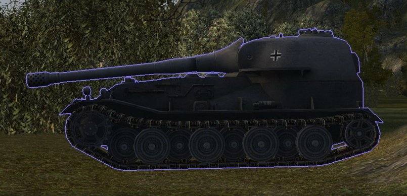 Мод разноцветные контуры танков для World of Tanks