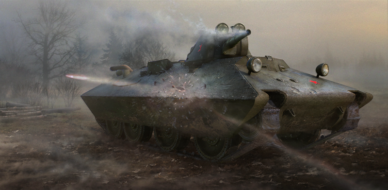 World of tanks: Blitz - бт-св — зеленая молния