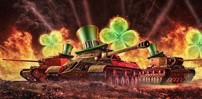 World of Tanks Blitz. Акция «День святого Патрика»