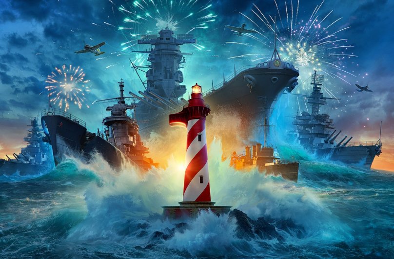 День рождения World of Warships. Праздничные достижения и призы!