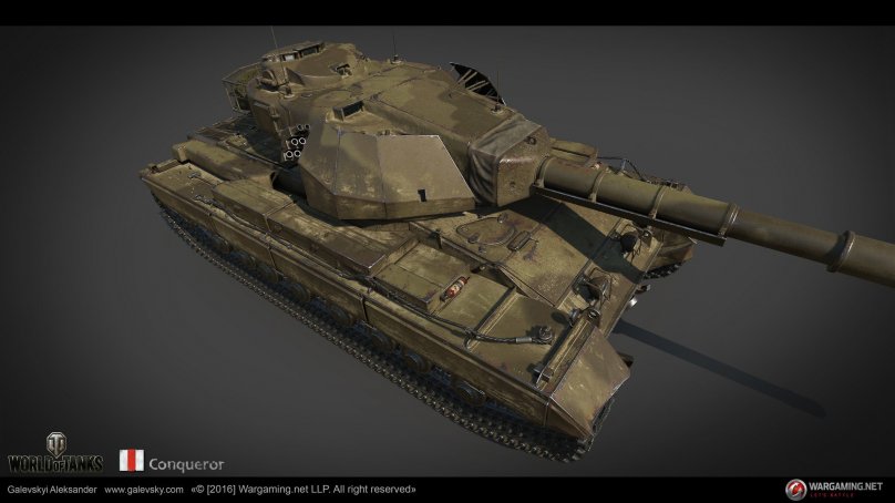 Новая HD-модель Conqueror для World of Tanks