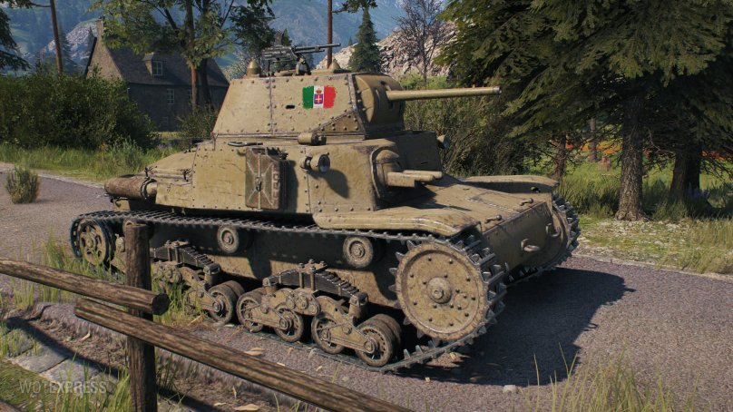 Итальянский средний танк 2 уровня M14/41 в World of Tanks