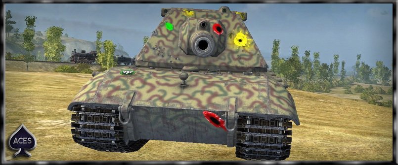 Новые цветные декали пробития танков для World of Tanks 0.9.18