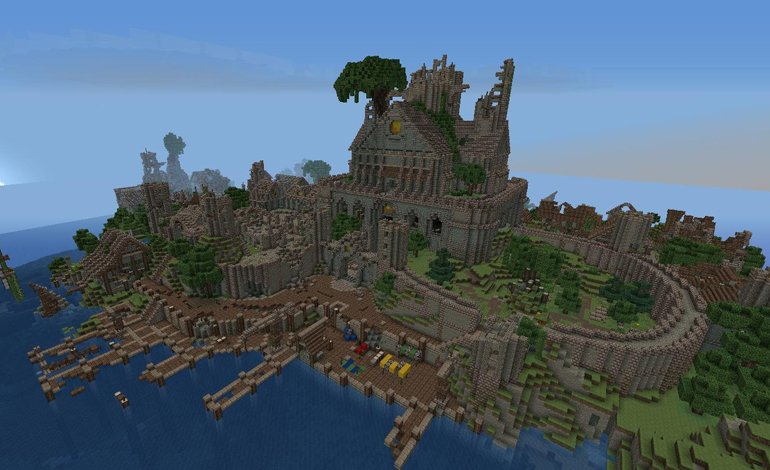 Видео Майнкрафт как построить замок